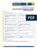 PPE Matching Activity