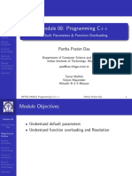 Module 08: Programming C++: Default Parameters & Function Overloading