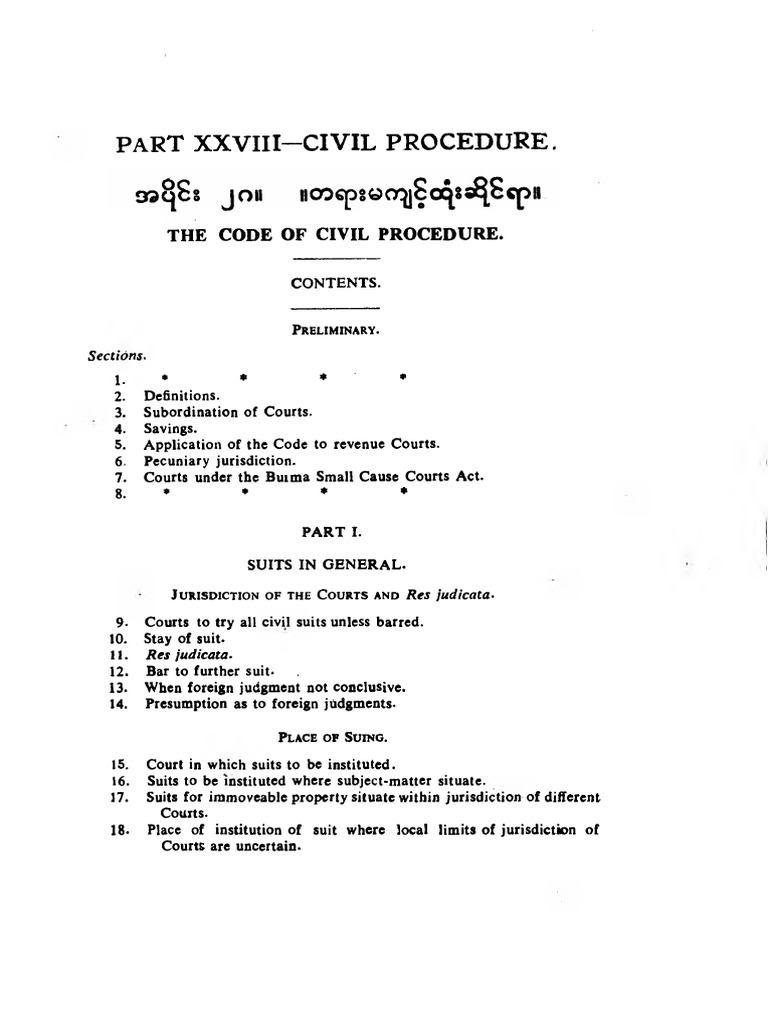 The Code of Civil Procedure PDF | PDF | Lawsuit | Appeal