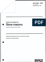 BS 5390-1976 Code of Practice For Stone Masonry
