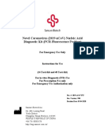 Novel Coronavirus (2019-Ncov) Nucleic Acid Diagnostic Kit (Pcr-Fluorescence Probing)