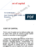 Unit 3 Cost of Capital