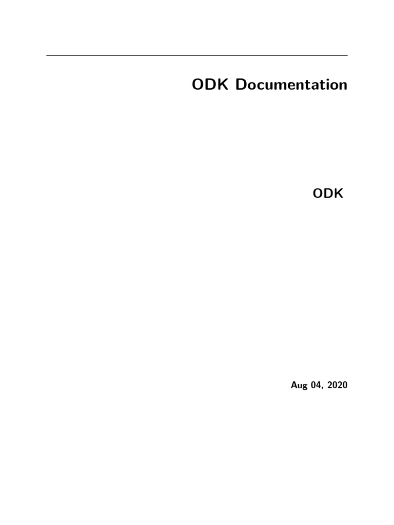 Advanced Servers for ODK (Local and Cloud Installation)