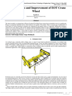 Design Analysis and Improvement of EOT Crane Wheel: Department of Mechanical Engineering Mefgi