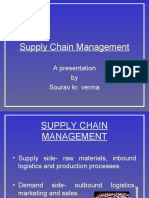 Supply Chain Management: A Presentation by Sourav Kr. Verma