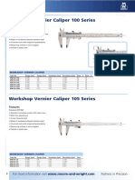 Calipers: Workshop Vernier Caliper 100 Series