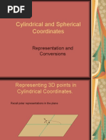 Cylindrical and Spherical Coordinates