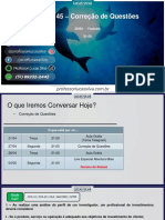 Live 145 - Correção de Questões PDF