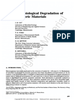 Z Microbiological Degradation of Polymeric Materials: J.-D. GU