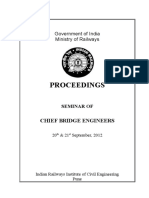 IRICEN Chief Bridge Engineers' Seminar Proceedings