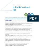 Diario de Radio Nacional 03-08-2020