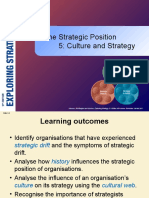 The Strategic Position 5: Culture and Strategy
