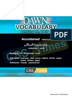 Dawn Vocabulary PDF