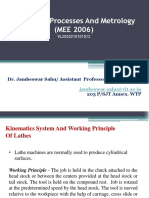 FALLSEM2020-21 MEE2006 ETH VL2020210101012 Reference Material I 04-Aug-2020 Lec 8-Module 1 - Lathe Specification Operation PDF