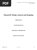 Manual RC Bridge Analysis and Designing