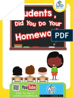 Did You Do Your Homework Flashcard Set