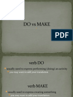 Do Vs Make