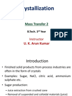 Crystallization: Mass Transfer 2