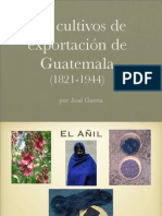 Agricultura de Guatemala 1821-1944