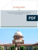 Judiciary: " A Watching Tower Above All The Big Structures of The Other Limbs of Government"
