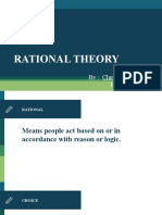 Rational Theory: By: Claribel A. Barce Instructress