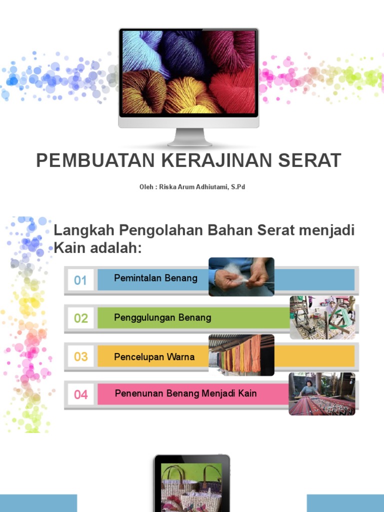 Daring Pertemuan 2 Pembuatan Kerajinan Serat Pdf