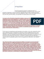 Malthusian Population Theory {38 characters