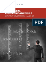 The General Anti-Avoidance Rule: Impact On Tax Decision Making