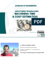 Machining Time & Cost Estimation