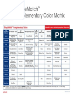 ShingleMatch Roof Accessory Paint Complementary Colors Matrix