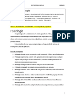 Psicoterapia clasificación escuelas