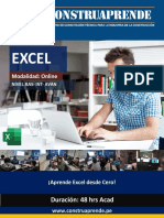 Curso Excel - Online