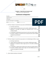 Cuestionario de Diagnóstico GDP