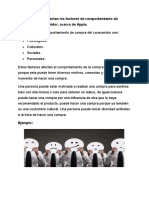 Análisis Factores de Comportamiento de Compra Del Consumidor