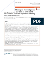 The use of Local Ecological Knowledge as a complementary approach to understand the temporal and spatial patterns of fishery resources distribution