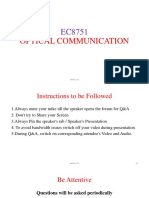 Optical Communication: EC8751 - OC 11