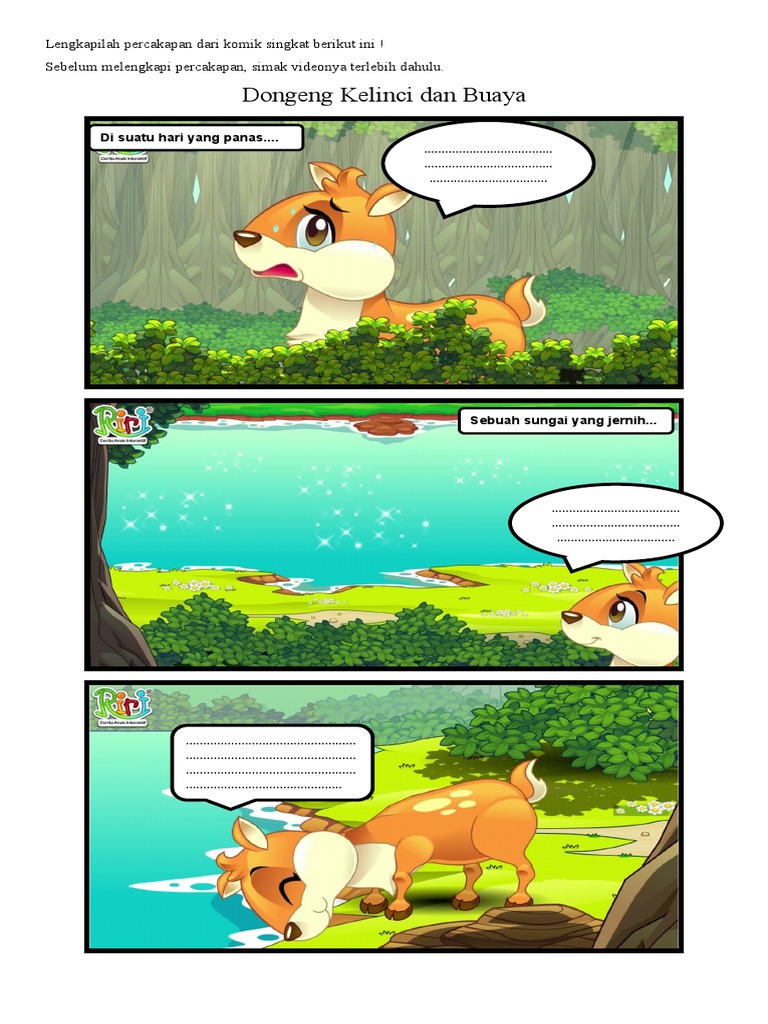 Komik Kancil Dan Buaya | PDF