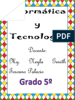 Grado 5º Tecnologia e Informatica PDF