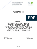 Tema 2 - Fundatii III