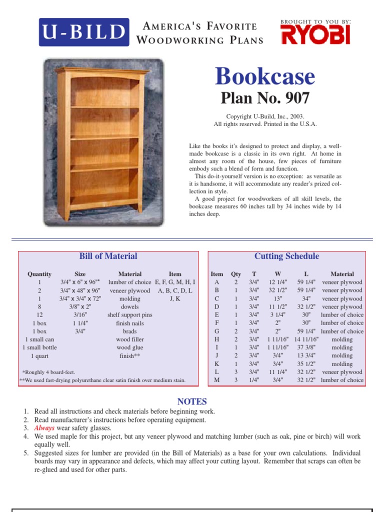 Bookcase Plans | PDF