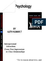 Social Psychology: BY Ajith Kumar.T