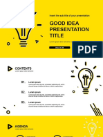 Good IDEA Free powerpoint templates - PPTMON