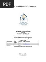 Riphah International University: Student Information System