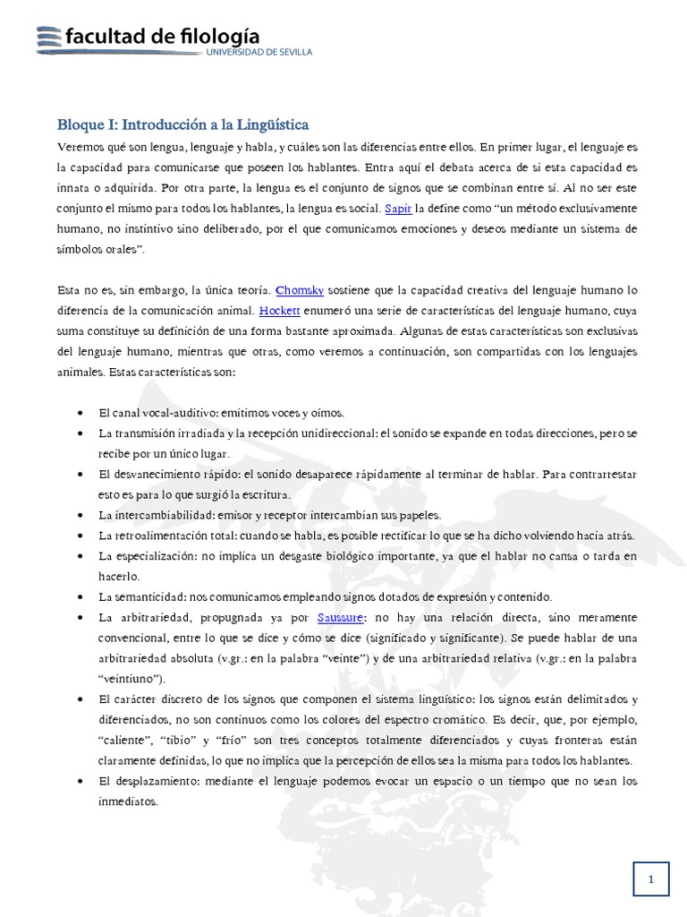 La Lengua Un Sistema De Signos Pdf Pdf Habla Palabra