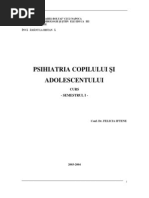 Iftene Felicia - Psihiatria copilului si adolescentului