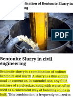 Bentonite Slurry PDF