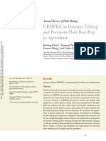 CRISPR/Cas Genome Editing and Precision Plant Breeding in Agriculture