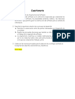 Cuestionario Arquitectura de Software