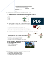 Prueba de Diagnóstico Ciencias Naturales 2018