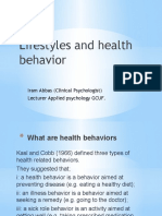 Lifestyles and Health Behavior